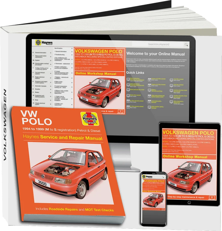 Volkswagen Polo Hatchback Petrol & Diesel (1994-1999) Haynes Repair Manual