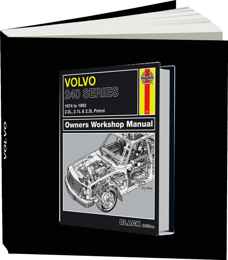 Volvo 240 Series Petrol (1974-1993) Haynes Repair Manual - Premium Hardback Edition