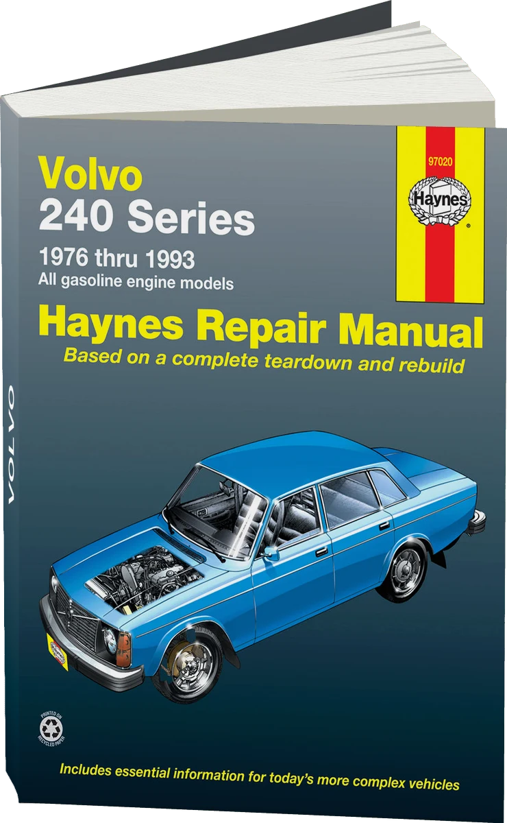 Volvo 240 Series petrol (1976-1993) Haynes Repair Manual (USA)