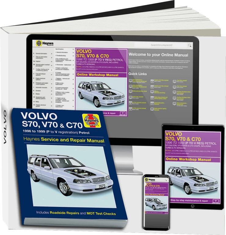 Volvo S70, V70 & C70 Petrol (1996-1999) Haynes Repair Manual
