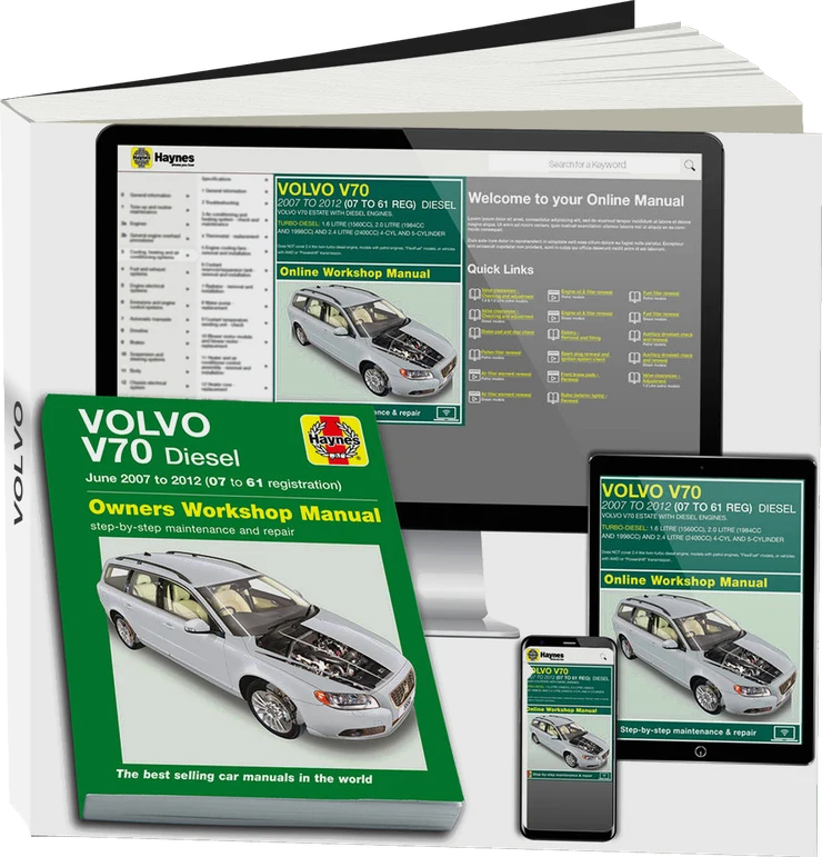 Volvo V70 Diesel (June 2007-2012) Haynes Repair Manual