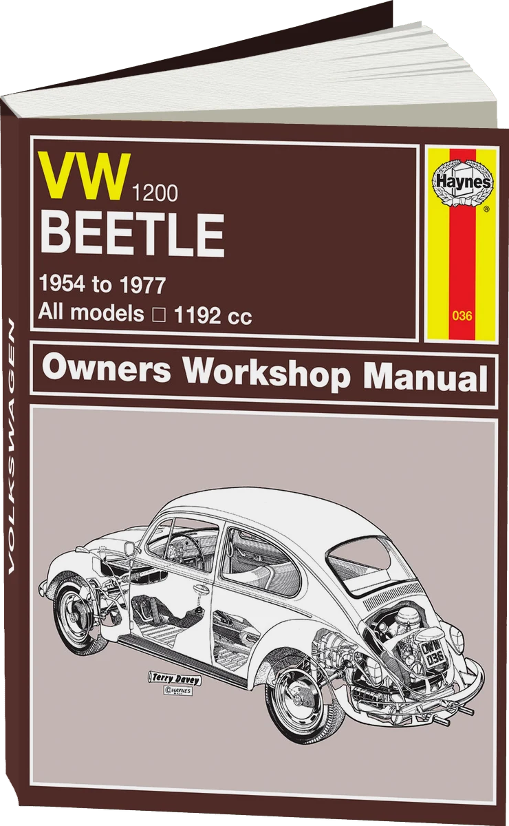 VW Beetle 1200 (54 - 77) Haynes Repair Manual