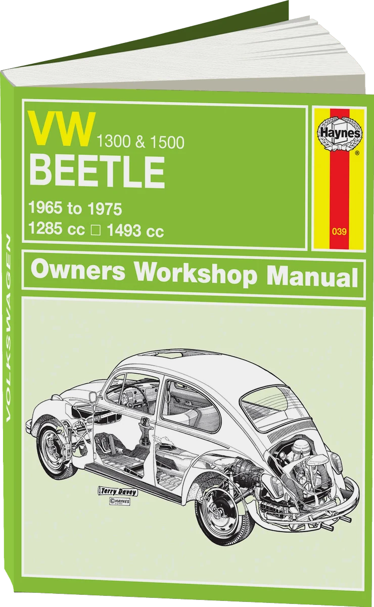 VW Beetle 1300 & 1500 (65 - 75) Haynes Repair Manual