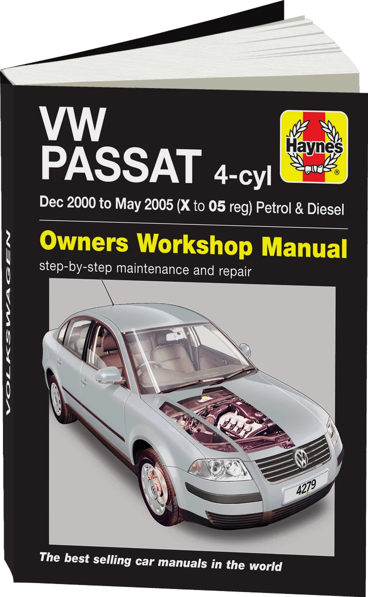 VW Passat Petrol & Diesel (Dec 00 - May 05) Haynes Repair Manual
