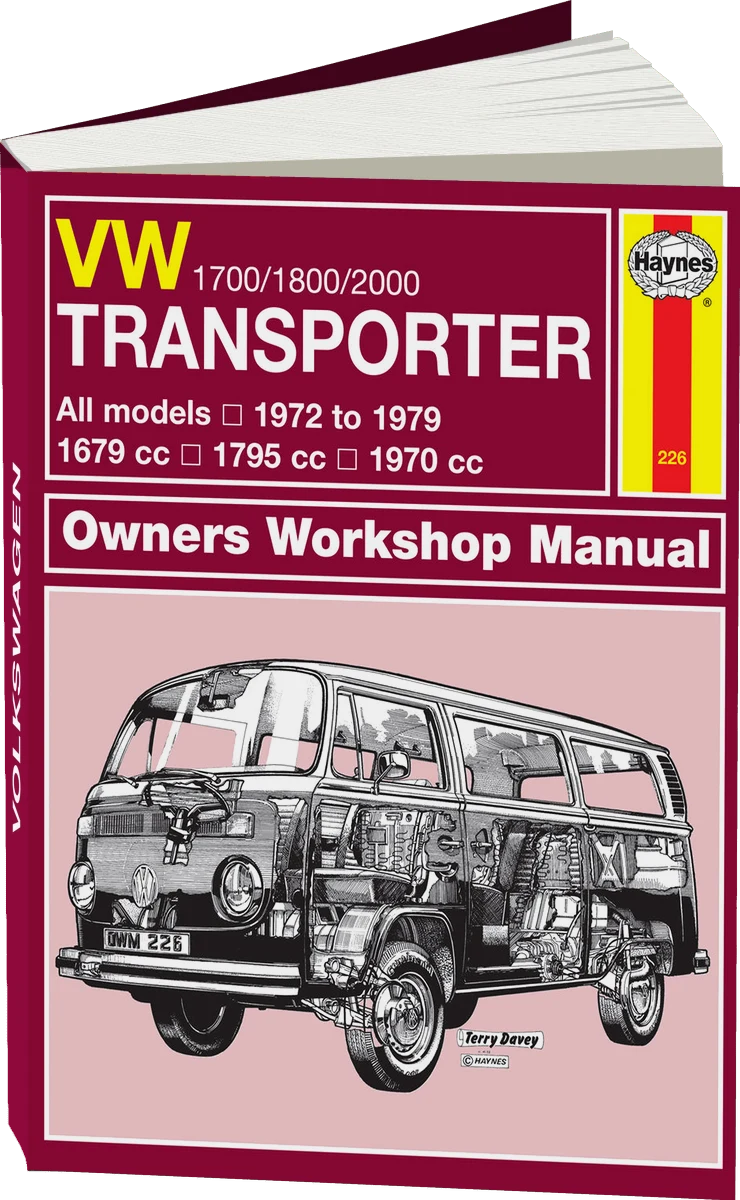VW Transporter 1700, 1800 & 2000 (72 - 79) Haynes Repair Manual